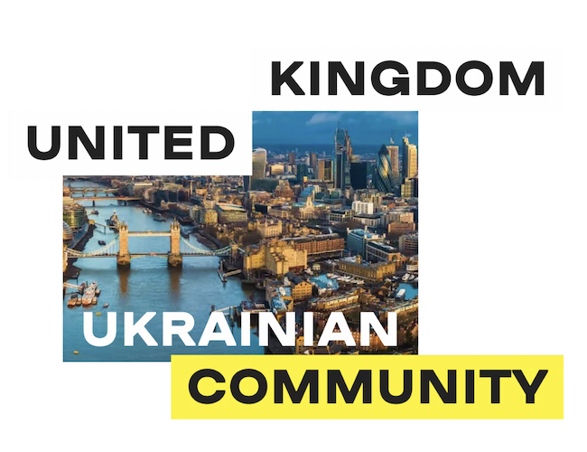 Logo of UK Ukrainian Community